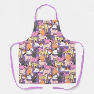Cute Cats Apron Schort