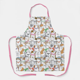 Cute Cats Apron Schort