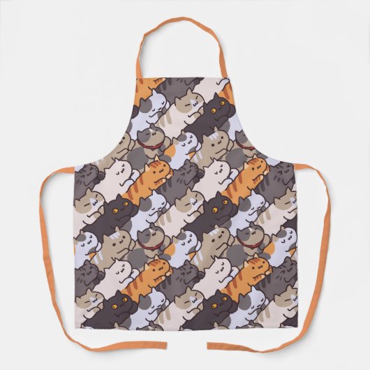 Cute Cats Apron Schort (Voorkant)
