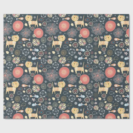 Cute Cats Cadeaupapier (Vlak)