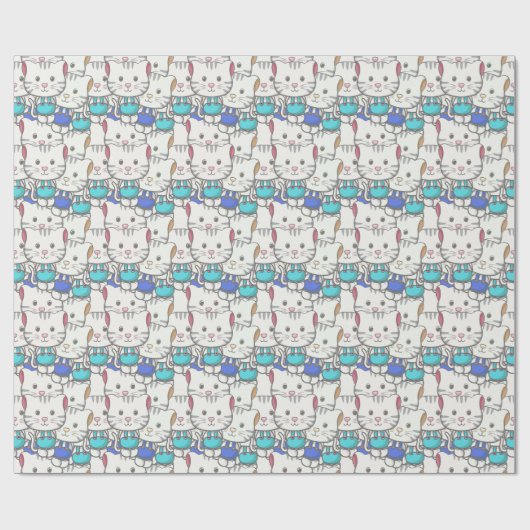 Cute Cats Cadeaupapier (Vlak)