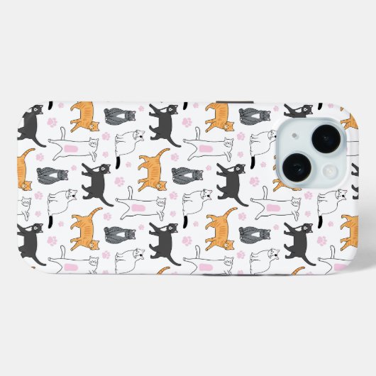 Cute Cats Case-Mate iPhone Case (Achterkant (horizontaal))