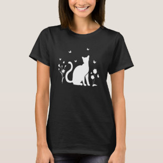 Cute Cats Cat  I Cute Cats Butterflies T-shirt