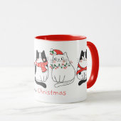 Cute Cats Christmas Mug (Devant droit)