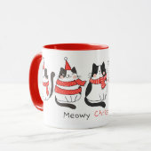 Cute Cats Christmas Mug (Devant gauche)