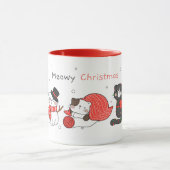 Cute Cats Christmas Mug (Centre)
