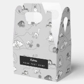 Cute Cats die spelen en het Naughty Pattern zijn Bedankdoosjes (Geopend)