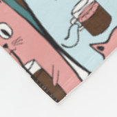 Cute Cats Fleece Blanket Deken (Hoek)