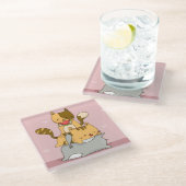 Cute Cats Glass Onderzetter (Schuin)