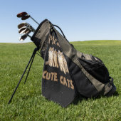 Cute Cats Golf Serviette (Vert)