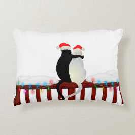 Cute Cats in kerstPetten Accent Kussen
