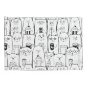 Cute Cats Kussensloop (Achterkant-Rechts)