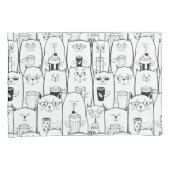 Cute Cats Kussensloop (Voorkant-Rechts)