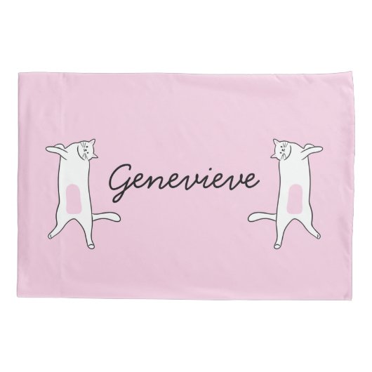 Cute Cats Kussensloop (Achterkant)