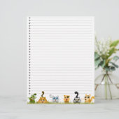 Cute Cats Lined Letterhead (Staand voorkant)