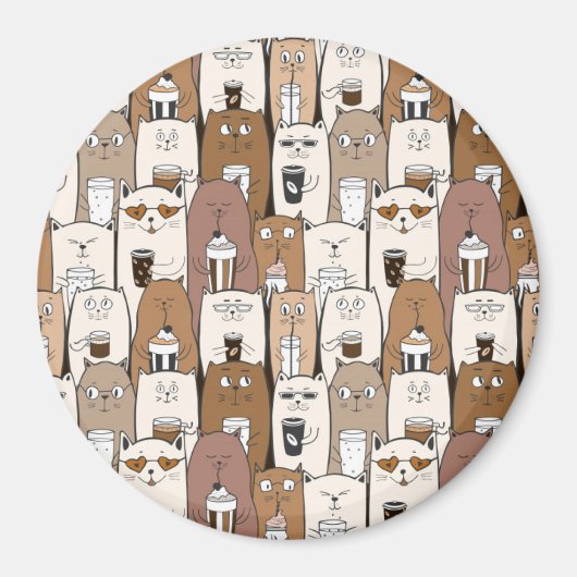 Cute Cats Magneet (Voorkant)