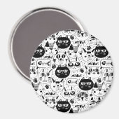 Cute Cats Magneet (Voorkant / Achterkant)