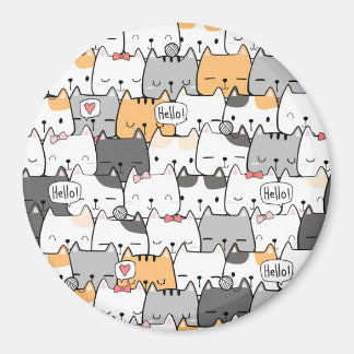 Cute Cats Magneet