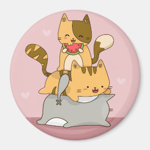 Cute Cats Magnet Magneet