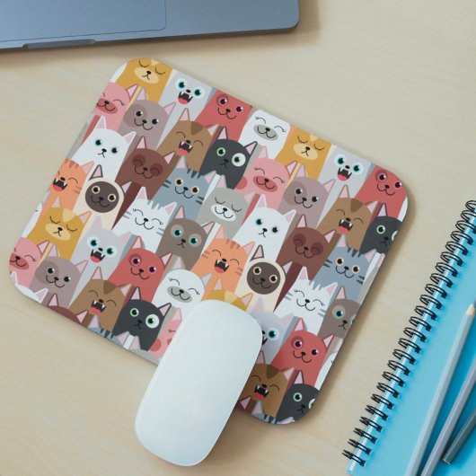 Cute Cats Mousepad Muismat