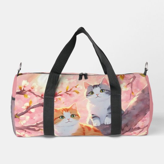 Cute Cats on the Cherry Blossom Tree Plunjezak (Achterkant)