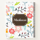 Cute Cats Pattern Notitieboek (Achterkant)