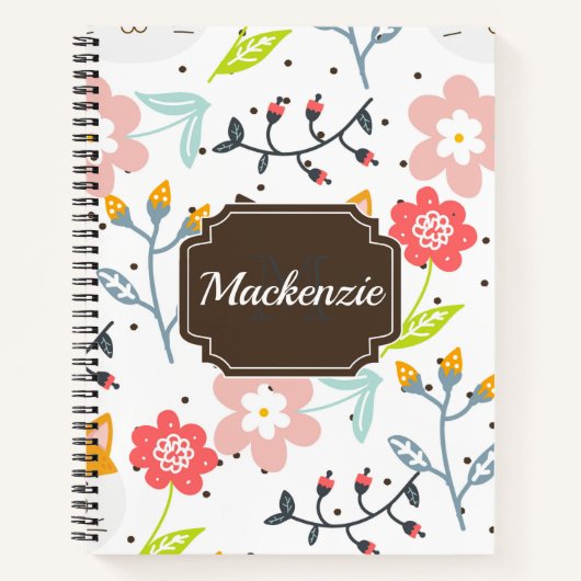 Cute Cats Pattern Notitieboek (Voorkant)