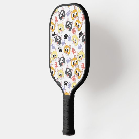 Cute Cats Pattern Pickleball Paddle (Links)