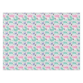 Cute Cats Pattern Tafelkleed (Voorkant (Horizontaal))