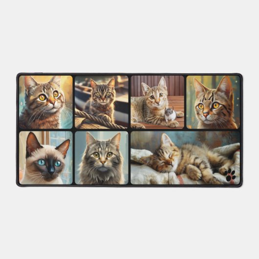 Cute Cats Personalized Photo Collage (Recto)