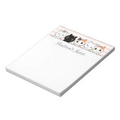 Cute Cats Persoonlijk Notitieblok (Gedraaid)