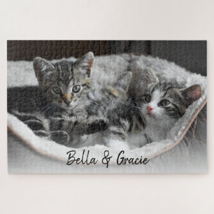 Cute Cats Pet Foto Aangepast aangepast huisdier Legpuzzel