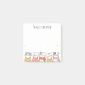 Cute Cats Post-It Notes (Voorkant)