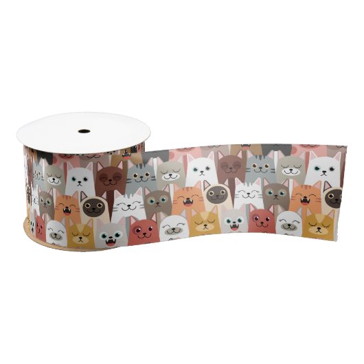 Cute Cats Ribbon Lint (Spoel)