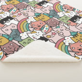 Cute Cats Sherpa Blanket Deken (3/4)