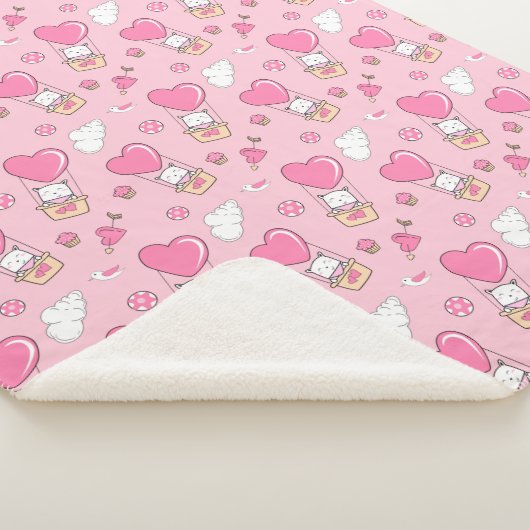 Cute Cats Sherpa Blanket Sherpa Deken (3/4)