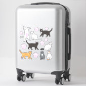 Cute Cats Sticker (Koffer)