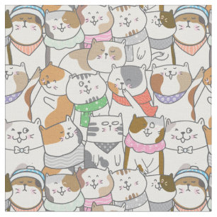 Cute Cats Stof