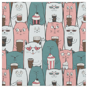 Cute Cats Stof