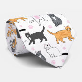Cute Cats Stropdas (Opgerold)