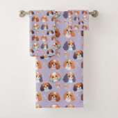 Cute Cavalier King Charles Pastel Motif (En situation)