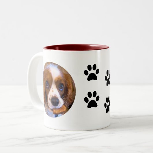 Cute Cavalier King Charles Spaniel Coffee Mug (Devant gauche)
