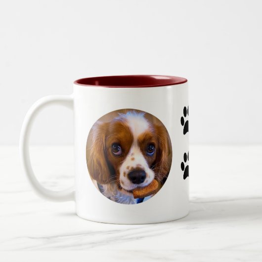 Cute Cavalier King Charles Spaniel Coffee Mug (Gauche)