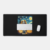 Cute Cavalier King Charles Spaniel Dog Halloween J (Clavier et souris)