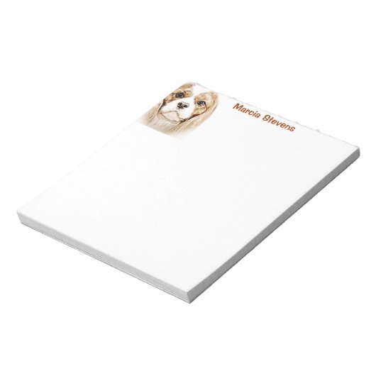 Cute Cavalier King Charles Spaniel Notitieblok (Gedraaid)
