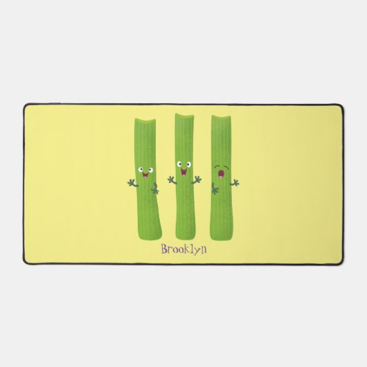 Cute céleri bâtons trio caricature légumes (Recto)