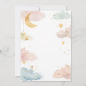 Cute Celestial Baby Shower Invitation | Watercolor (Dos)