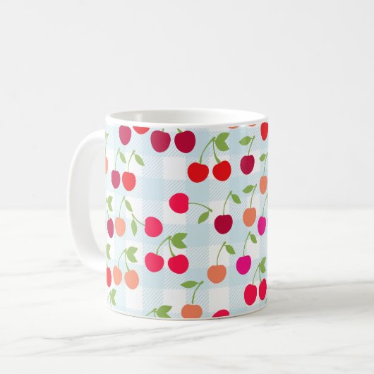 Cute cerise café Mug (Devant gauche)