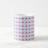 Cute cerise Motif café Mug | Impression de fruits (Centre)