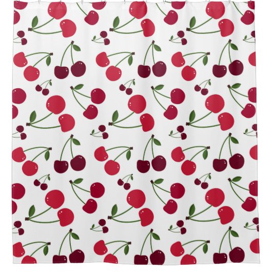 Cute cerise motif rideau de douche (Devant)